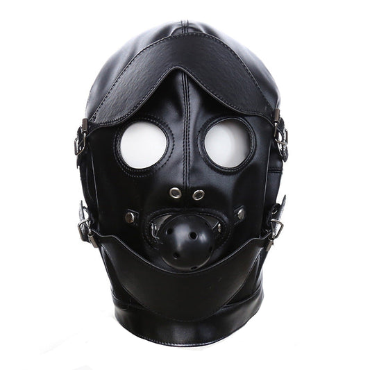 Vegan Leather Breathable Hood