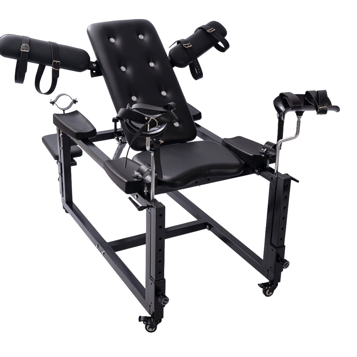 Bondage positioning chair with multi‑angle supports and smooth contact points – Knot Knot (verify via photo)