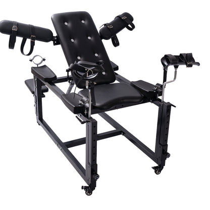 Bondage positioning chair with multi‑angle supports and smooth contact points – Knot Knot (verify via photo)