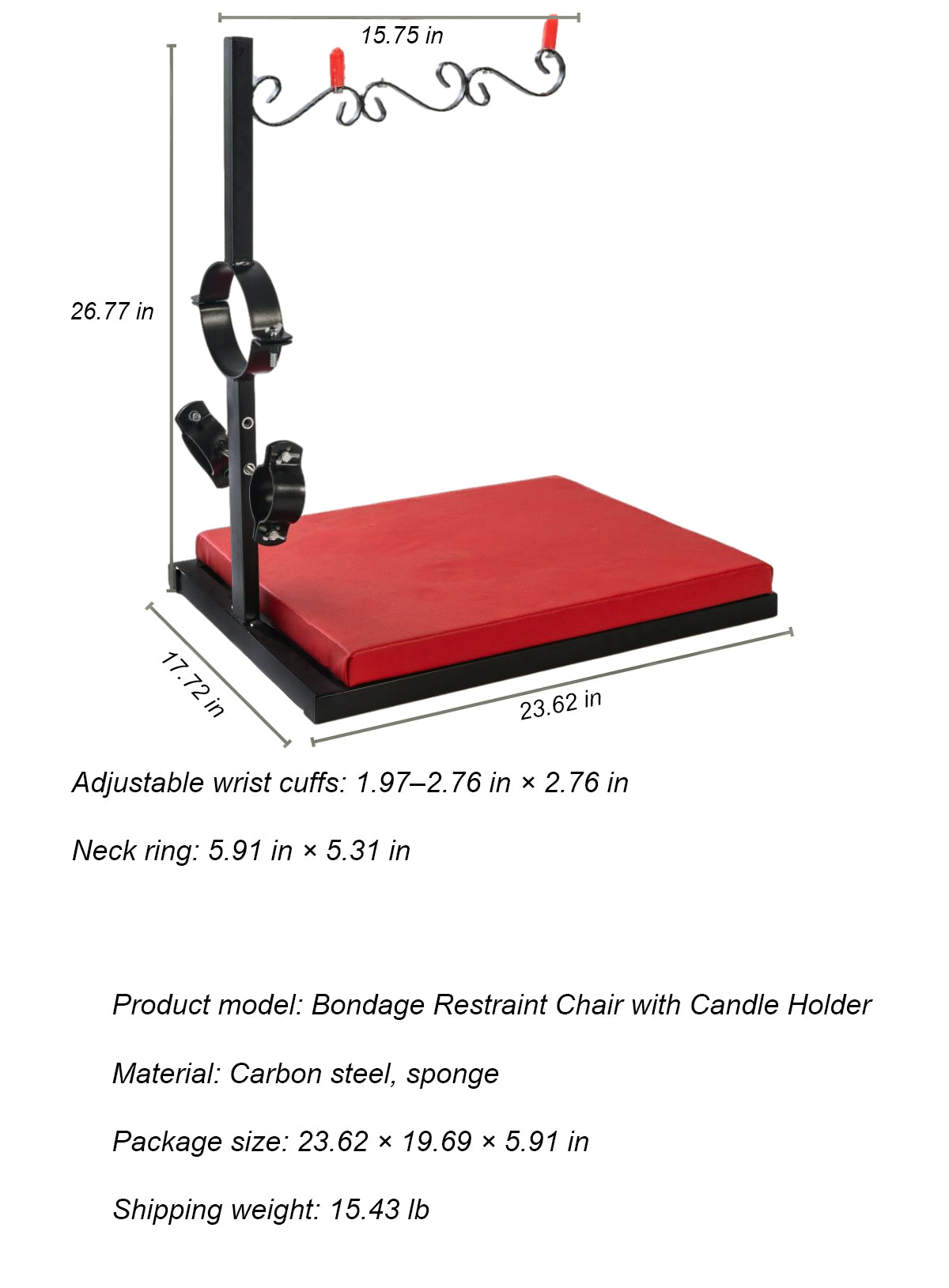 Candlestick Punishment Kneeling Restraint