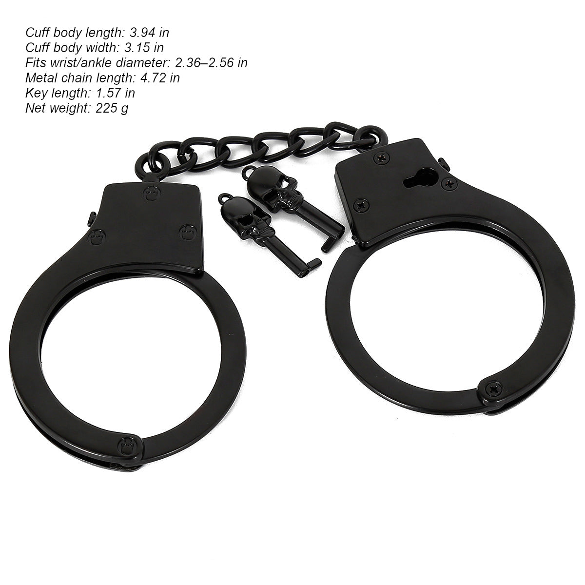 Black Metal Handcuffs
