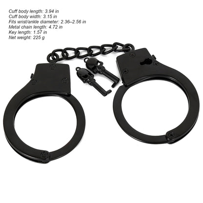 Black Metal Handcuffs
