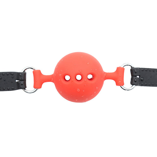 Silicone Ball Gag With Breathing Holes