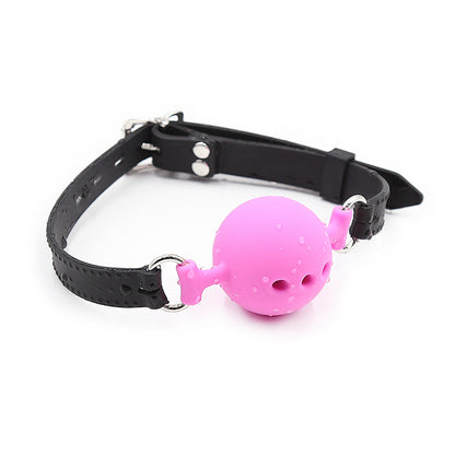 Silicone Ball Gag With Breathing Holes
