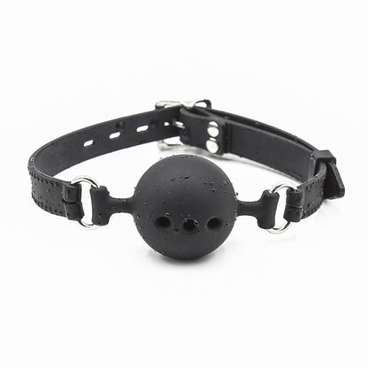 Silicone Ball Gag With Breathing Holes