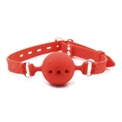Silicone Ball Gag With Breathing Holes