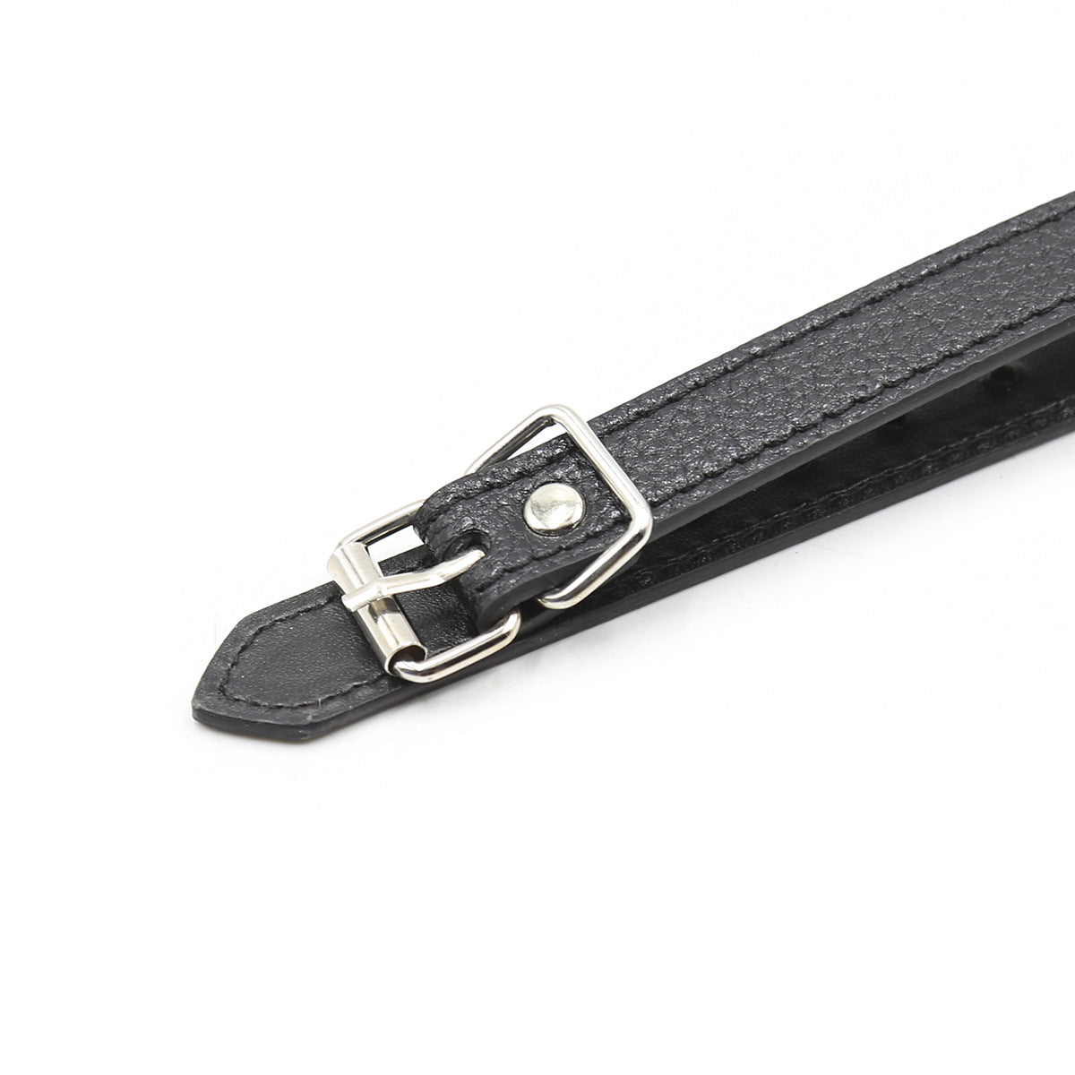 Heart Shaped Silicone Gag With Black Vegan Leather Strap