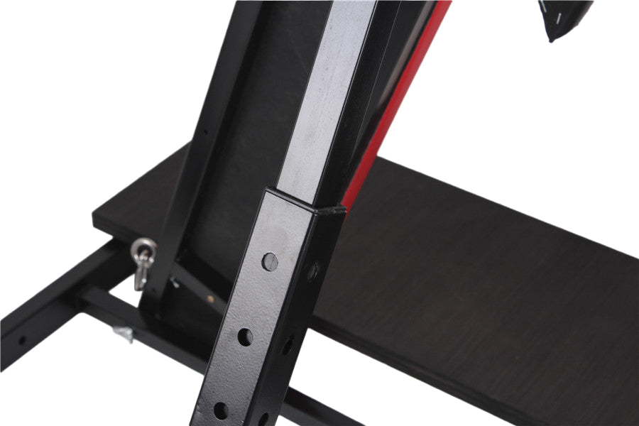 Solid Wood Black and Red St. Andrew's Cross