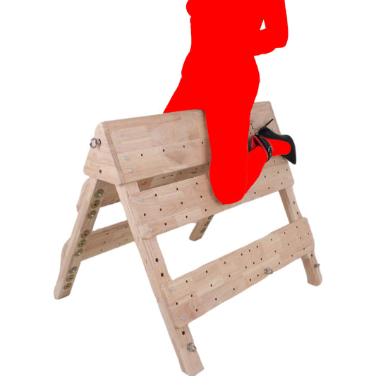 Natural Wood Bondage Triangle Horse