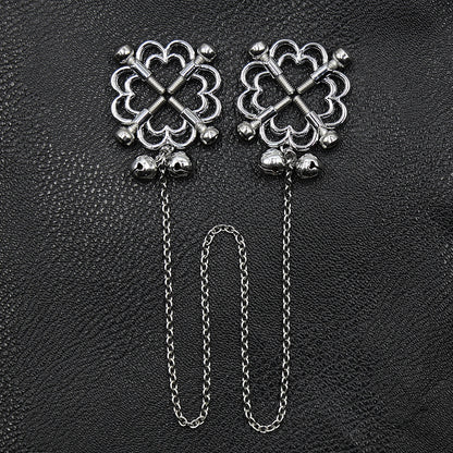 Clover Shape Screw Nipple Clamp