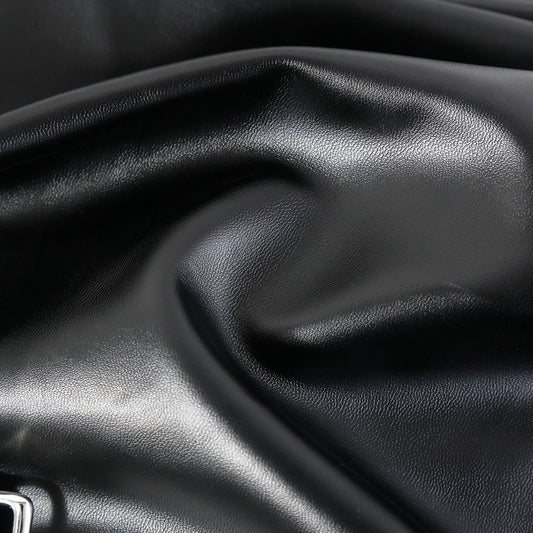 Vegan Leather Straight Jacket