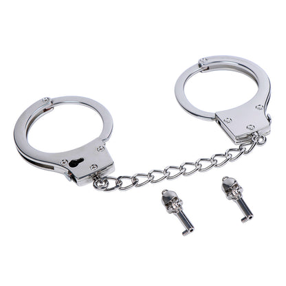 Silver Metal Handcuffs — Restraints & Gear > Wrist Cuffs