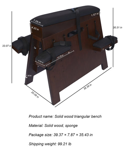Solid Wood Bondage Bench