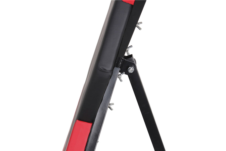 Solid Wood Black and Red St. Andrew's Cross