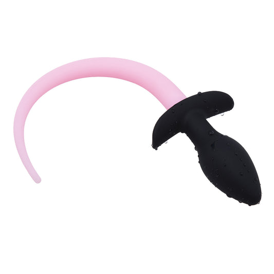 Glow in the Dark Pet Play Dog Tail Butt Plug